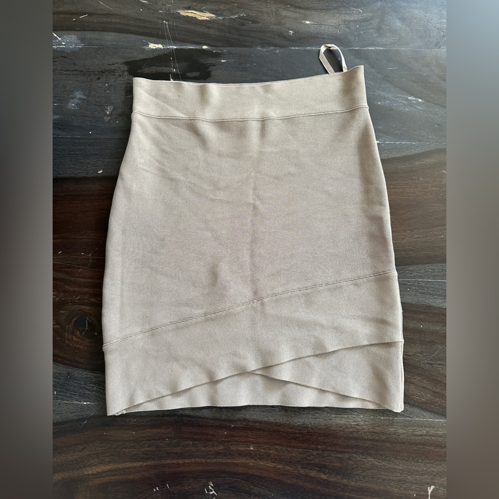3 for $25 BCBGMaxAzria Brown ‘cinder’ Asymmetrical Pencil Skirt| size xs